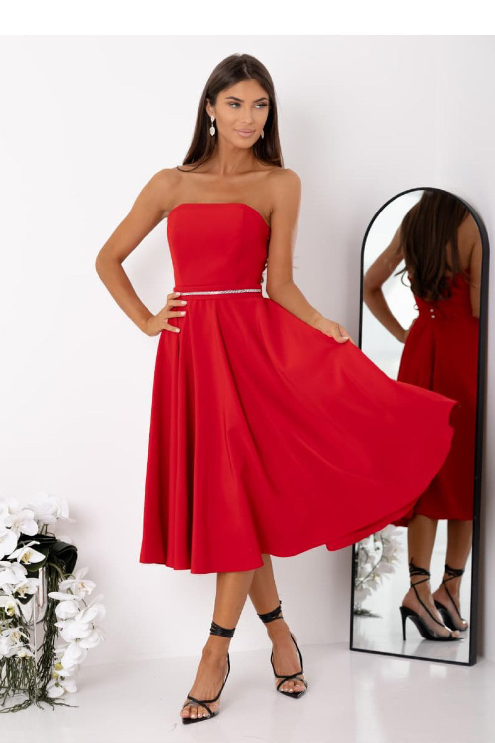 Sequin evening dress