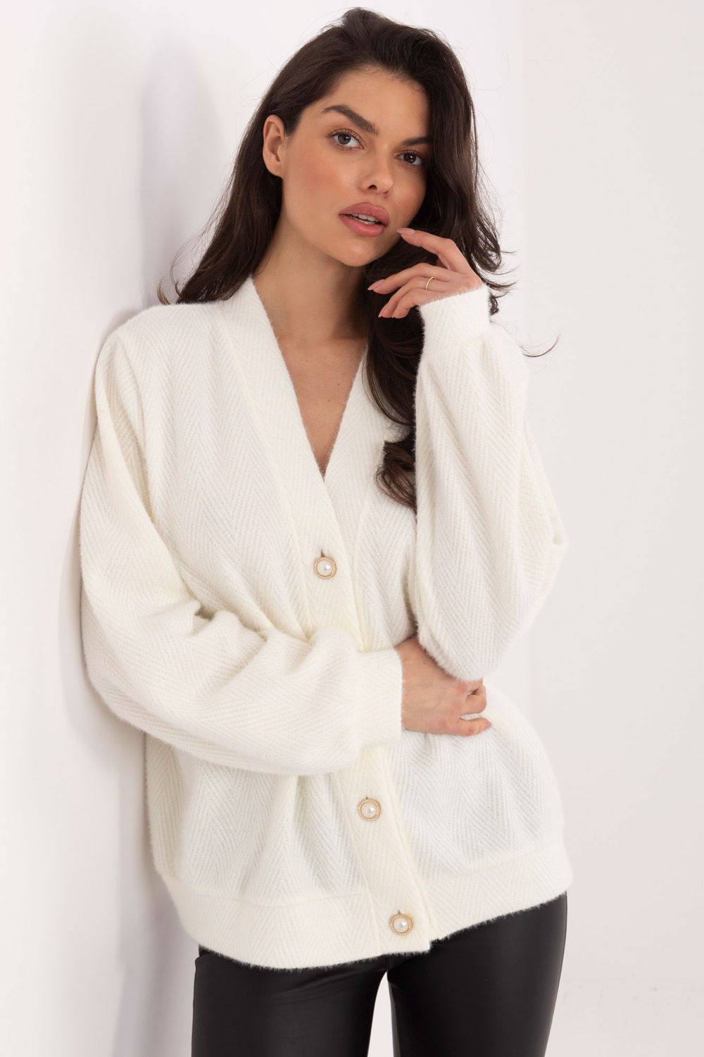 Wool cardigan