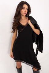 Lace evening dress
