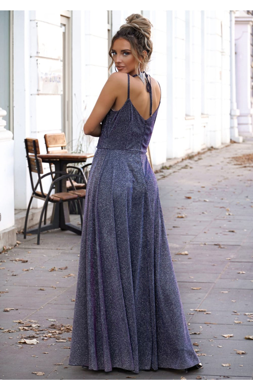 Cotton evening dress