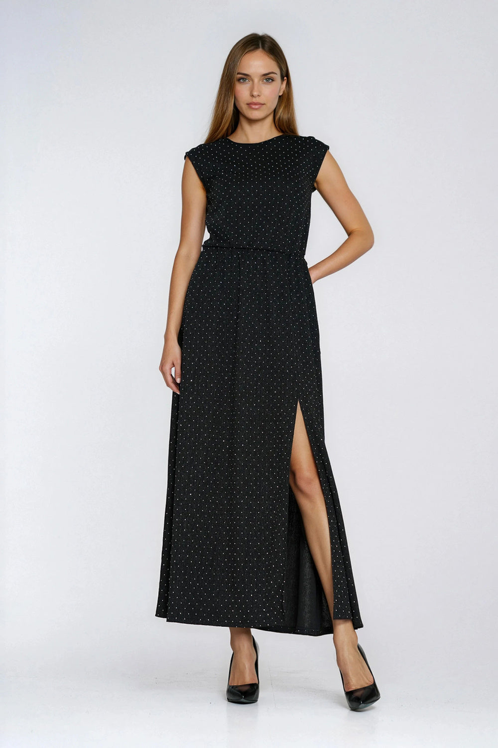 Wrap evening dress