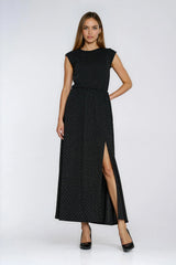 Wrap evening dress