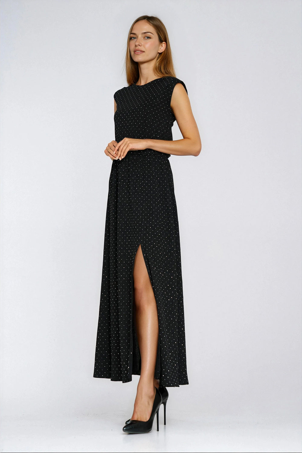 Wrap evening dress