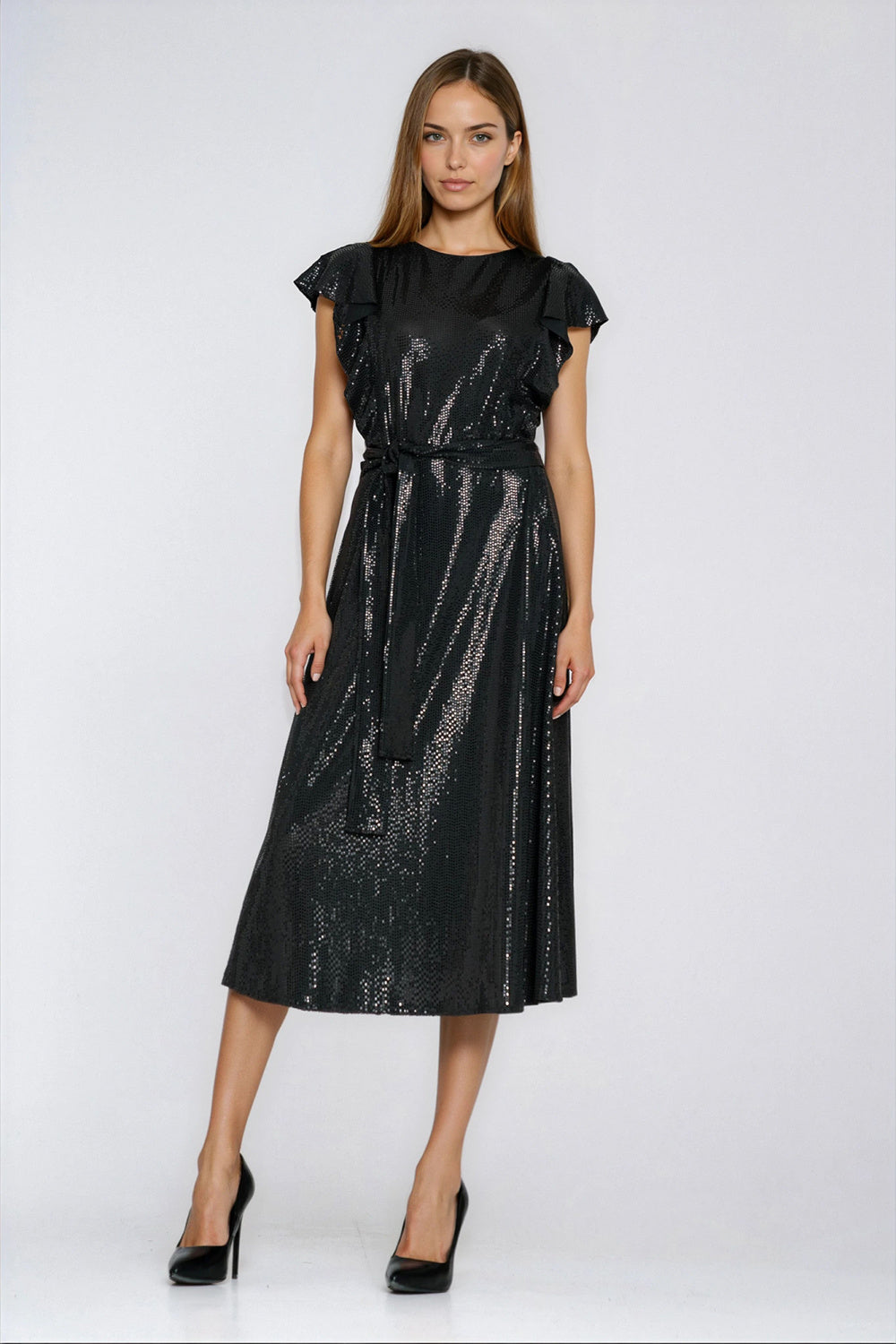 Fitted evening dress