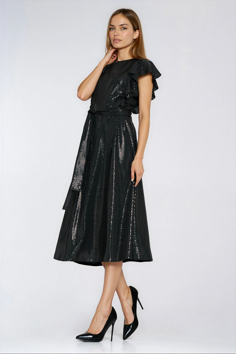 Fitted evening dress