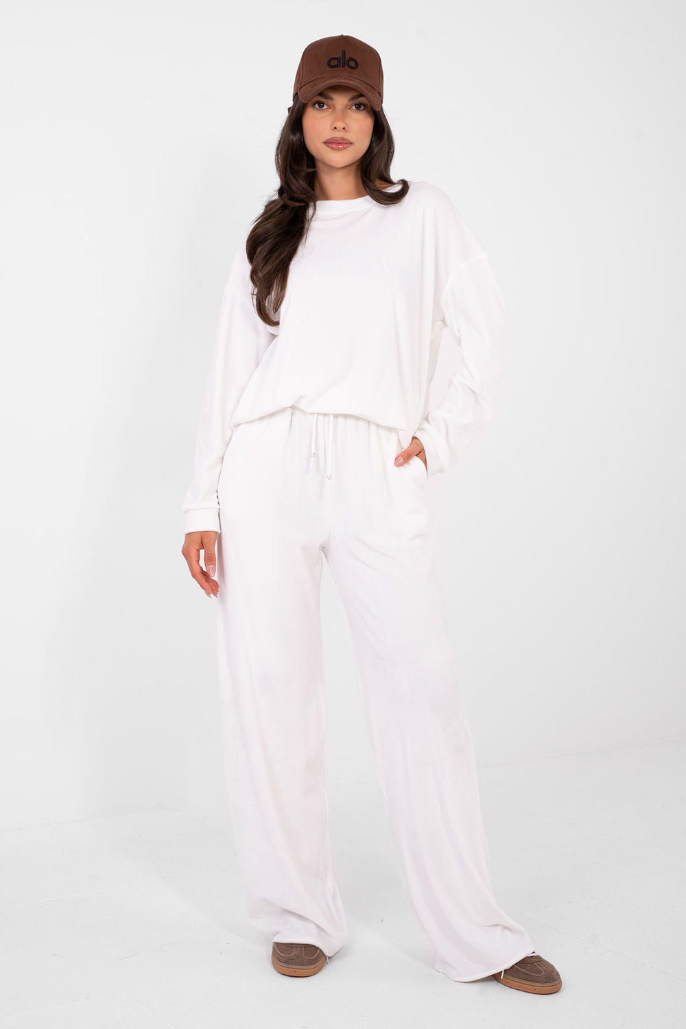 Velour trousers