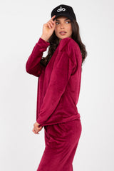 Velour trousers