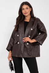 Faux leather jacket