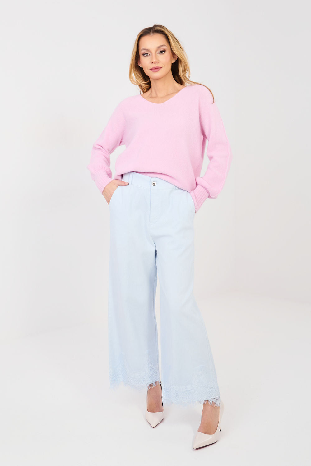 Lace trousers