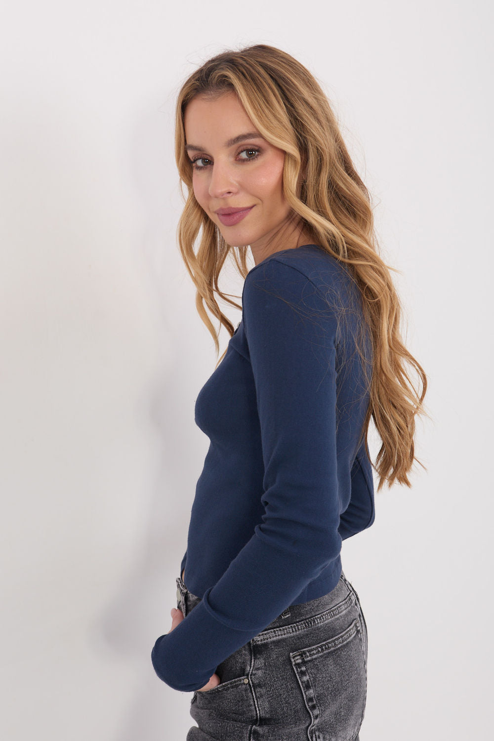 Fitted blouse