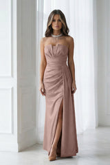 Polyester evening dress