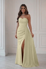 Polyester evening dress