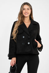 Suede coat