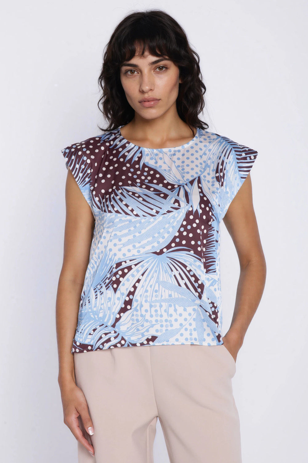 Polyester blouse