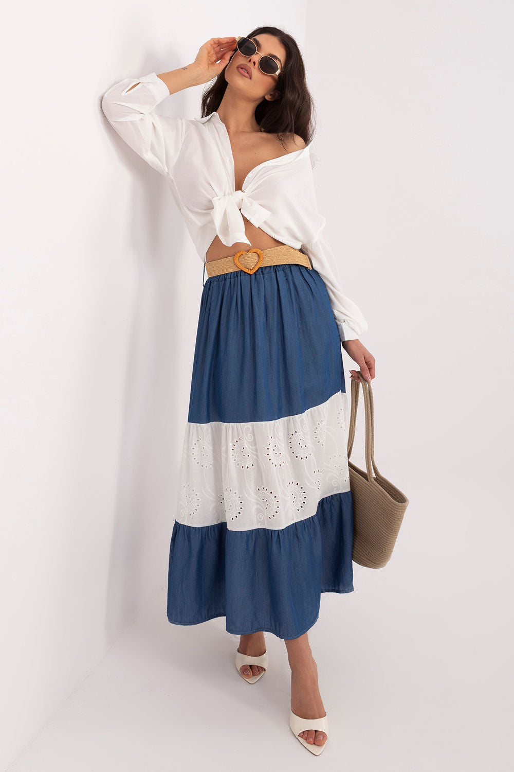 Viscose skirt