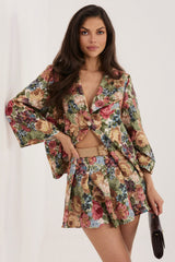 Floral trousers