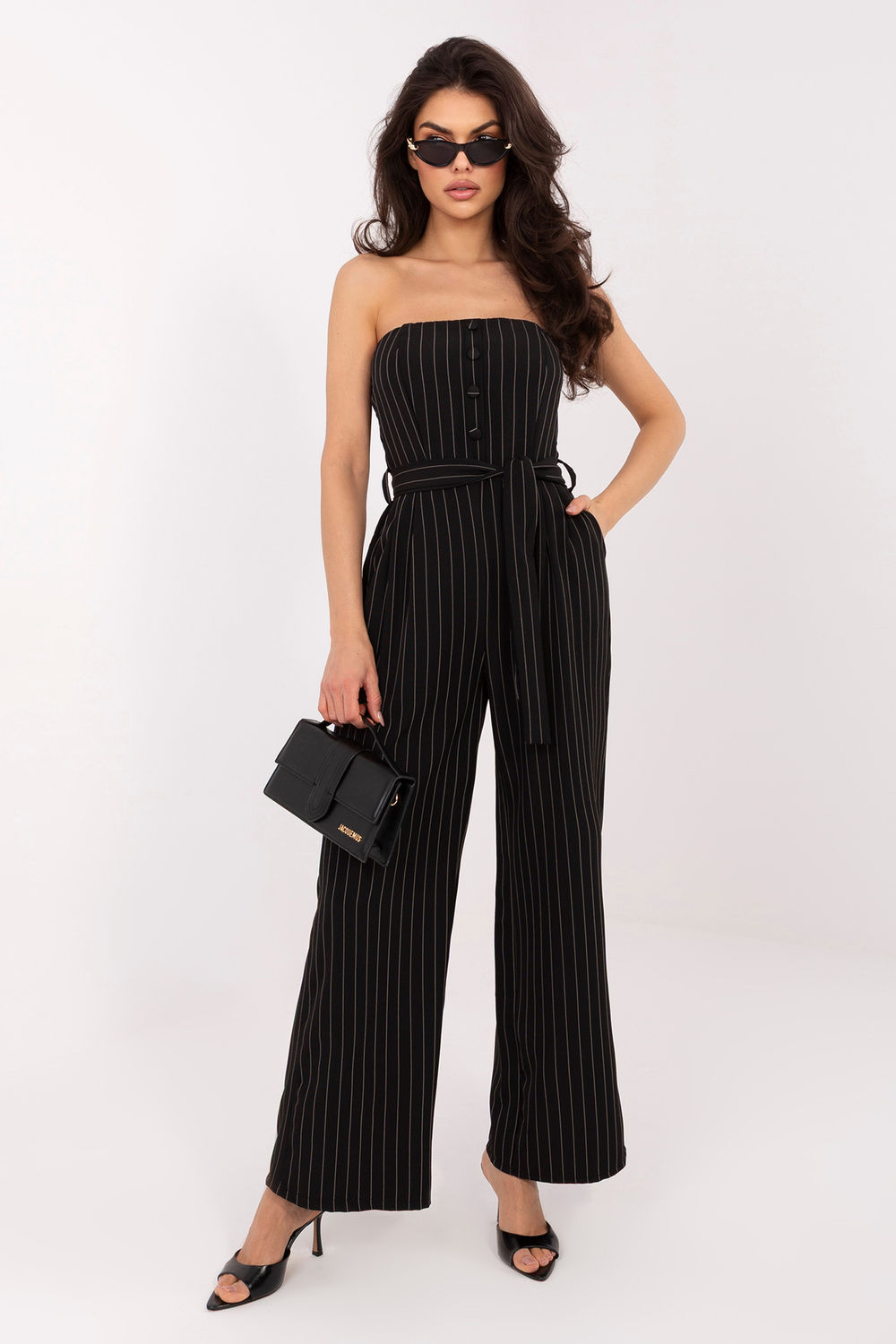Striped playsuit