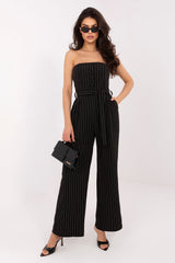Striped playsuit