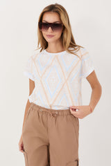 Geometric blouse