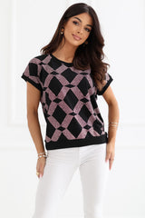 Geometric blouse