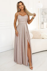 Fitted evening dress