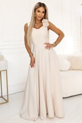 Fitted evening dress