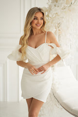 Pleated cocktail dress