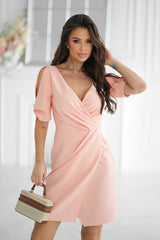Wrap cocktail dress