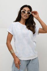 Geometric blouse