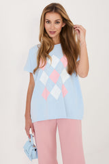 Geometric blouse