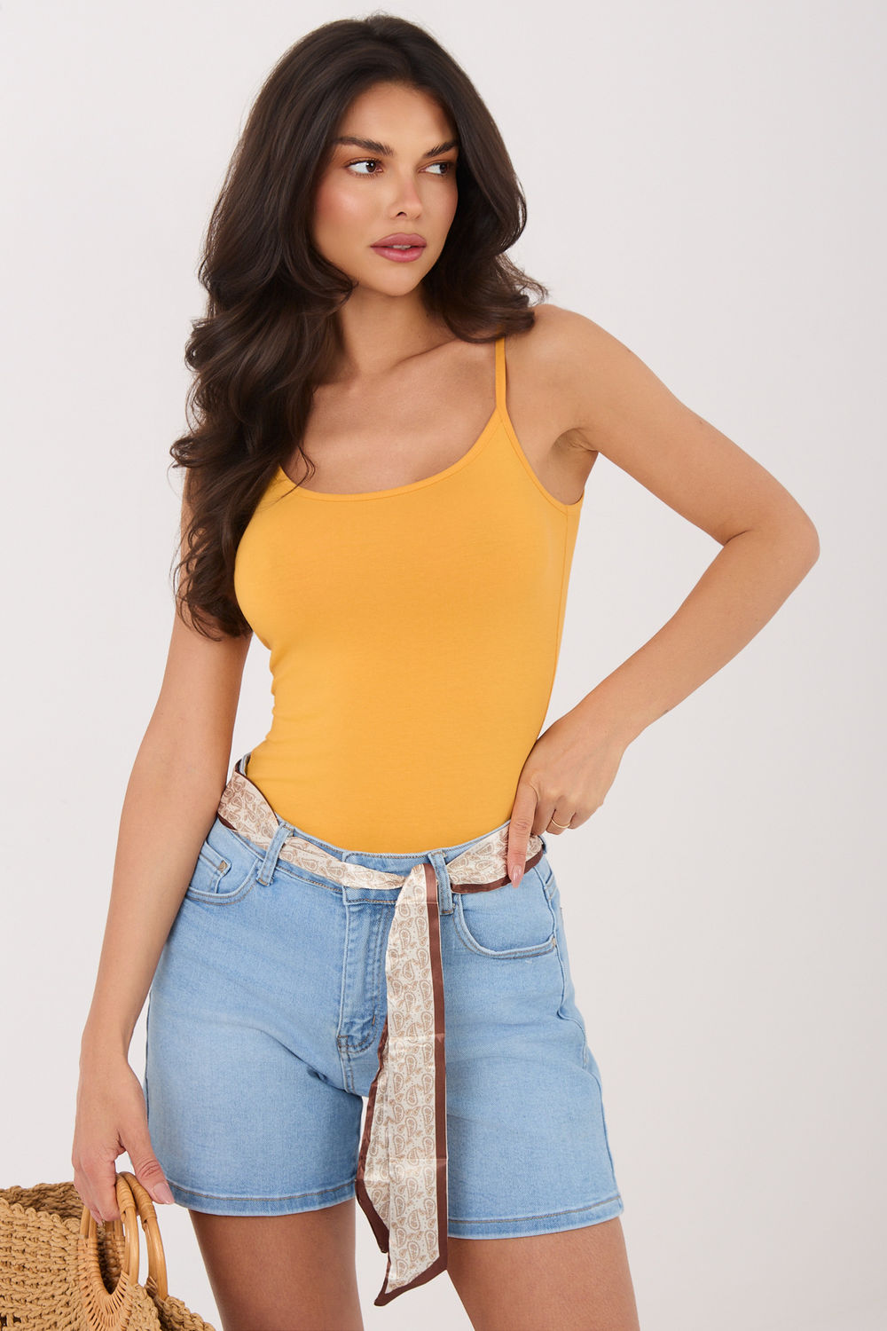 Denim shorts