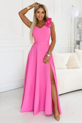 Fitted evening dress