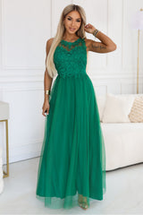 Lace evening dress
