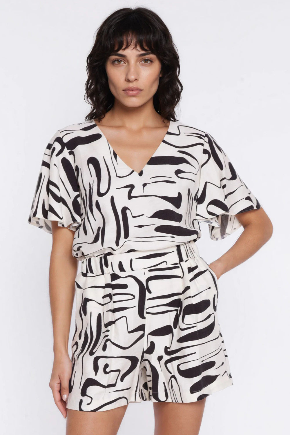 Rayon shorts