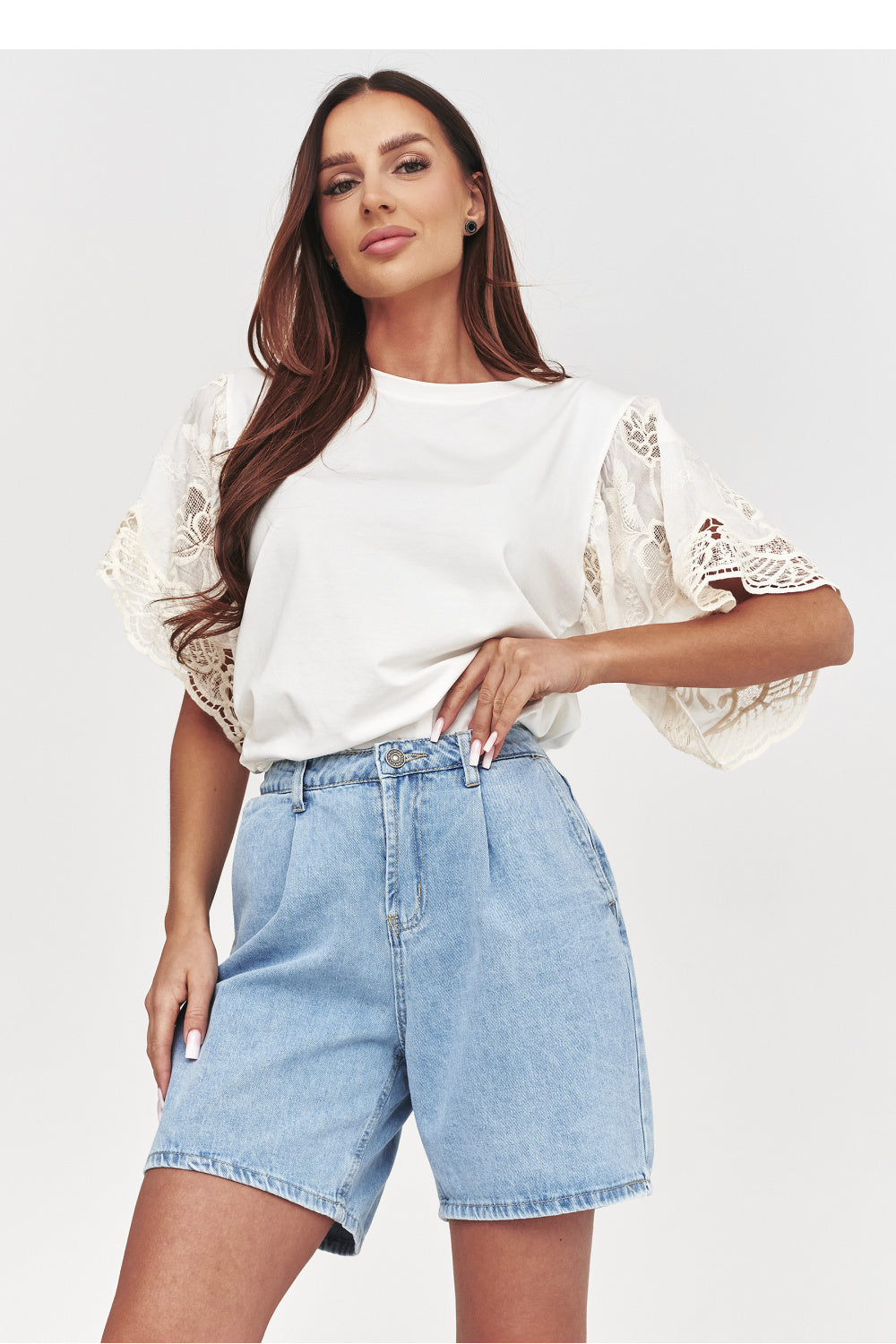 Denim shorts