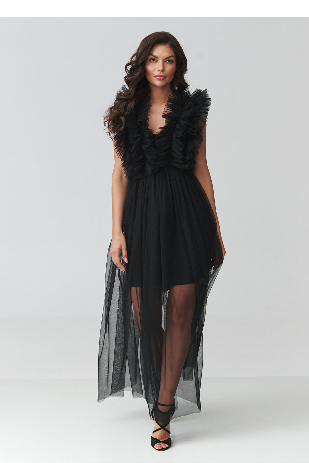 Tulle evening dress