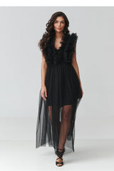 Tulle evening dress
