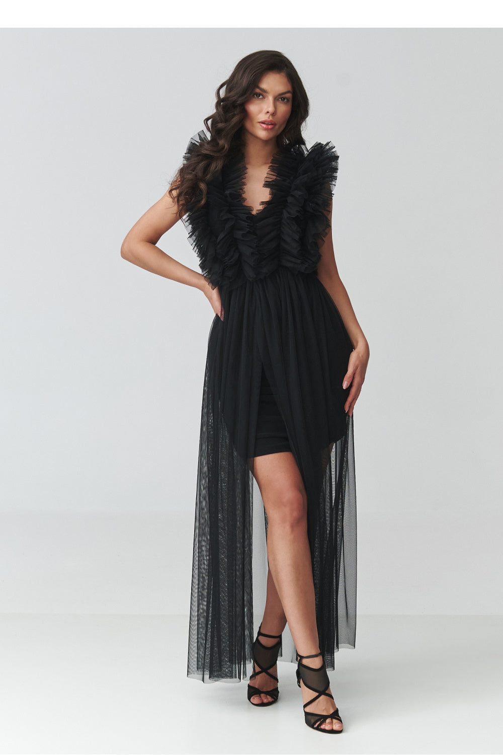 Tulle evening dress