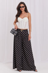 Polka dot trousers