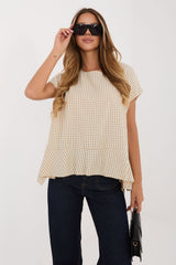 Checked blouse
