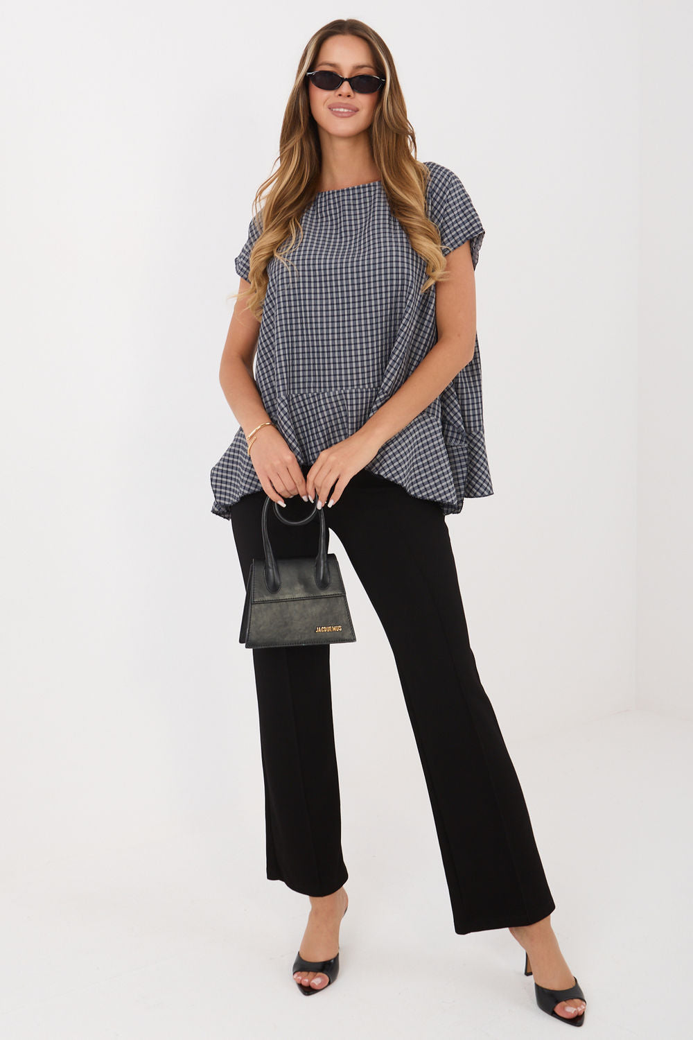 Checked blouse