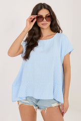 Checked blouse