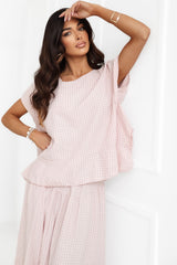 Checked blouse