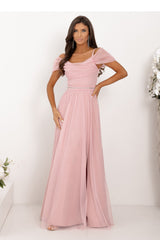 Tulle evening dress