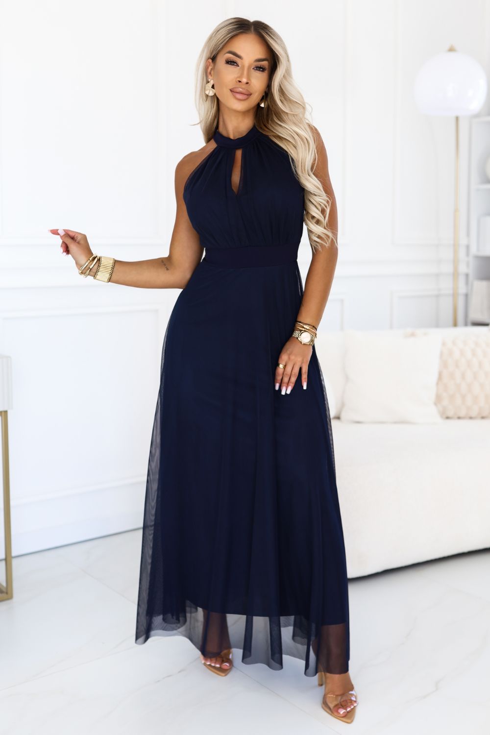 Tulle evening dress