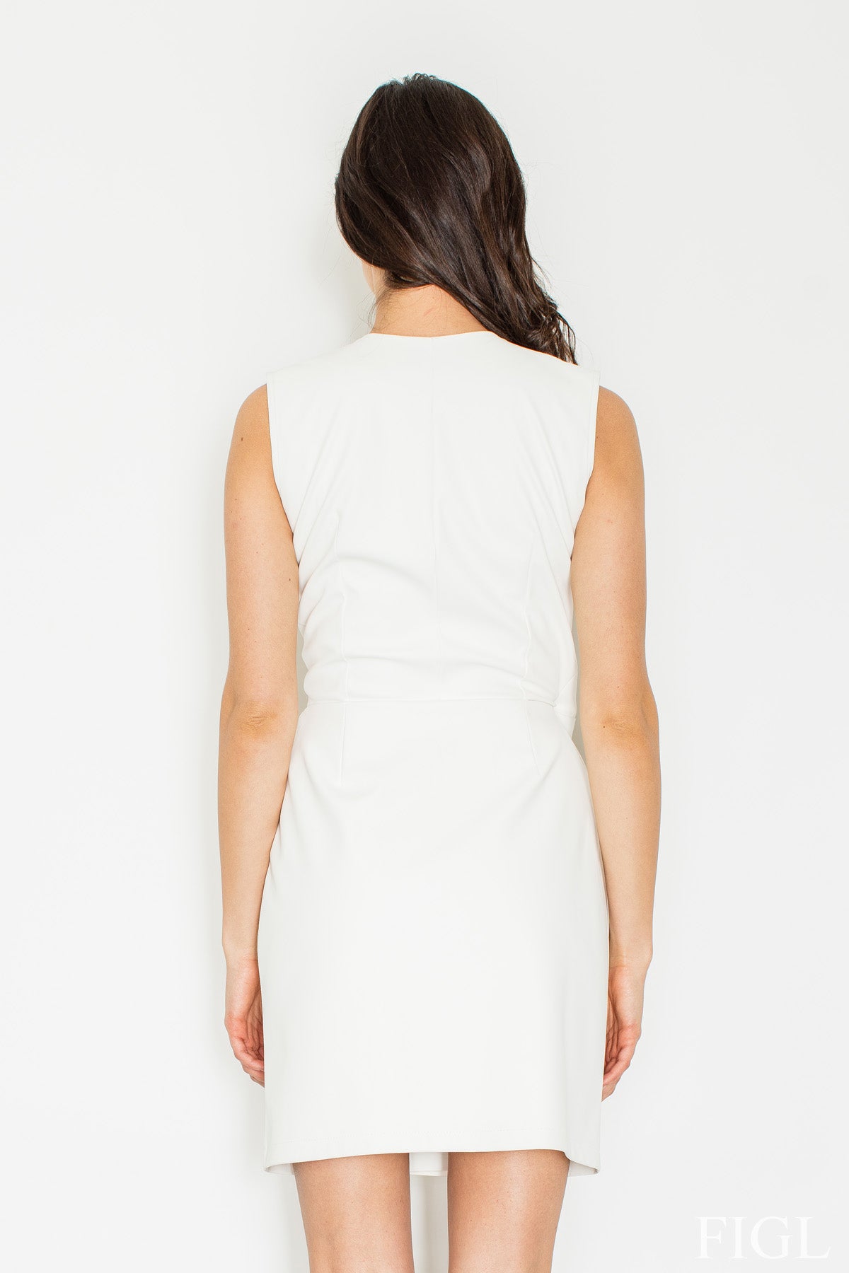Leather evening dress