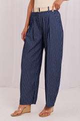 Striped trousers