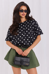 Polka dot blouse