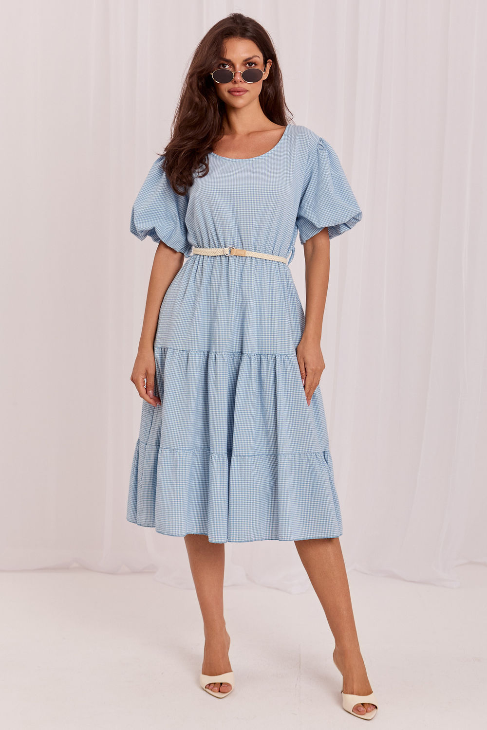 Checked dress