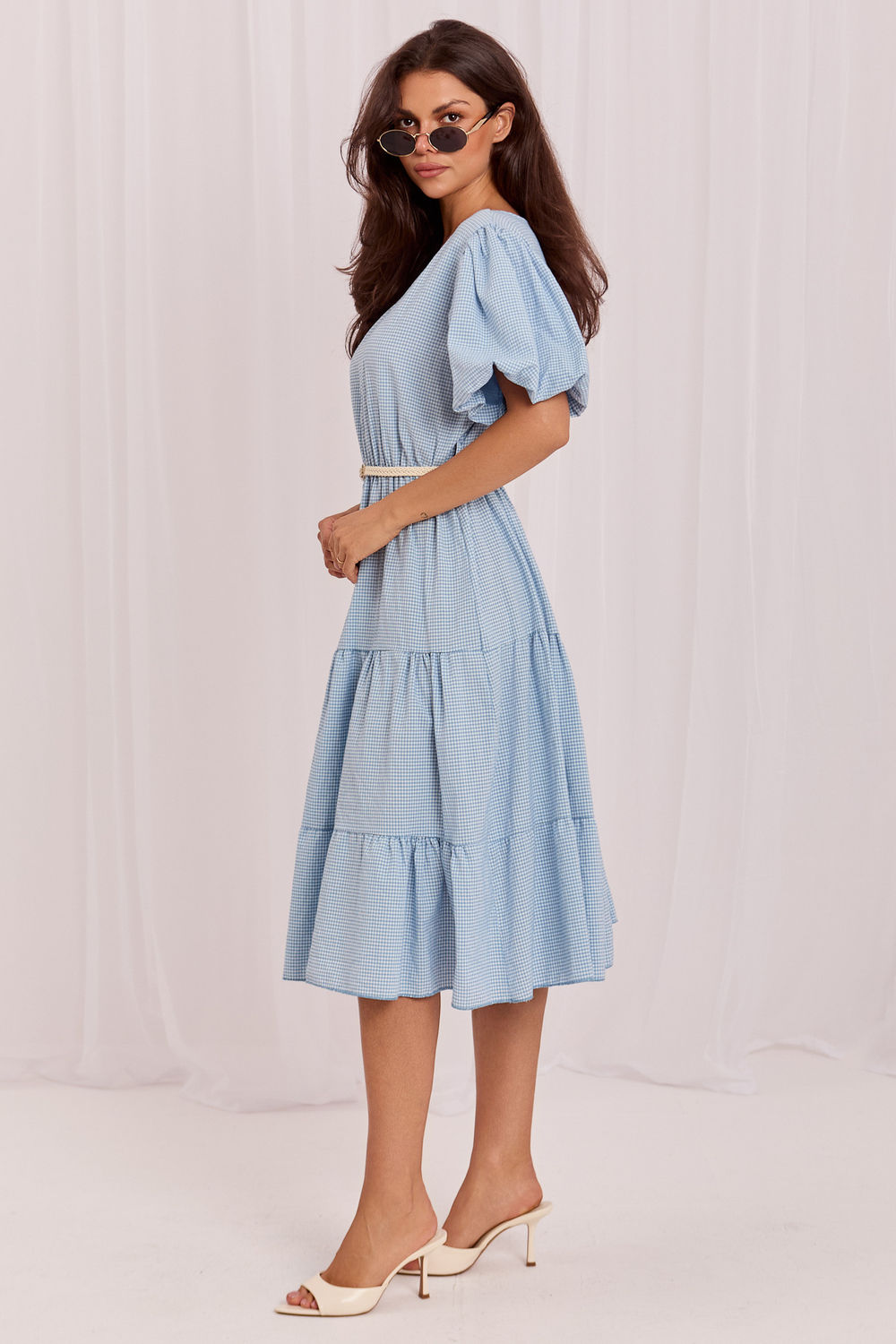 Checked dress